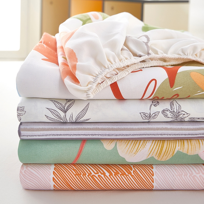 91家纺网 家纺一手货源 找家纺 （总）蕾诺家纺 2025新款老粗布加厚全包防滑防尘罩床罩床笠