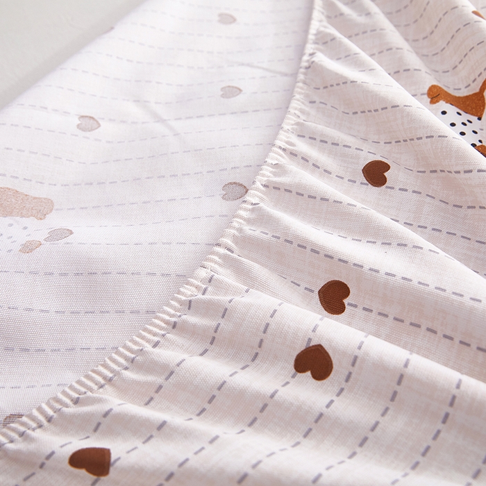 91家纺网 家纺一手货源 找家纺 蕾诺家纺 2025新款老粗布加厚全包防滑防尘罩床罩床笠 巴吉度