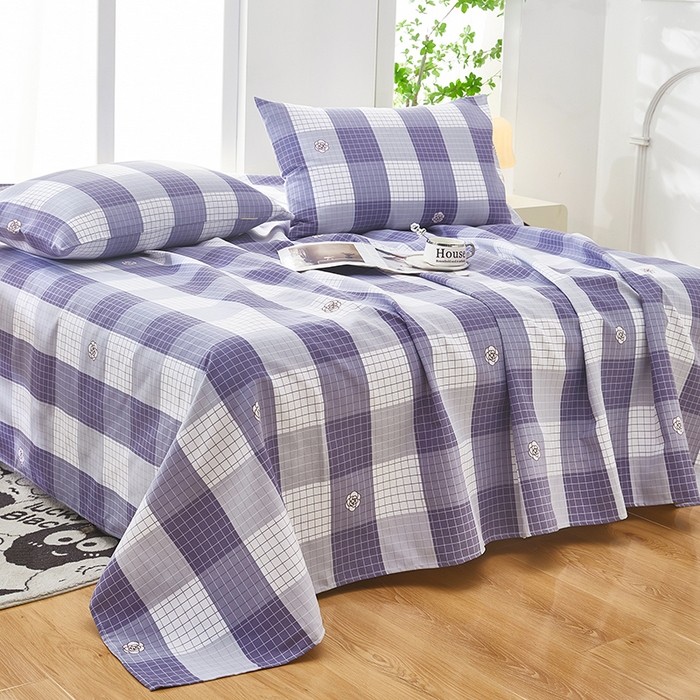 91家纺网 家纺一手货源 找家纺 蕾诺家纺 2025新款老粗布加厚全包防滑床单可组合三件套 露雅