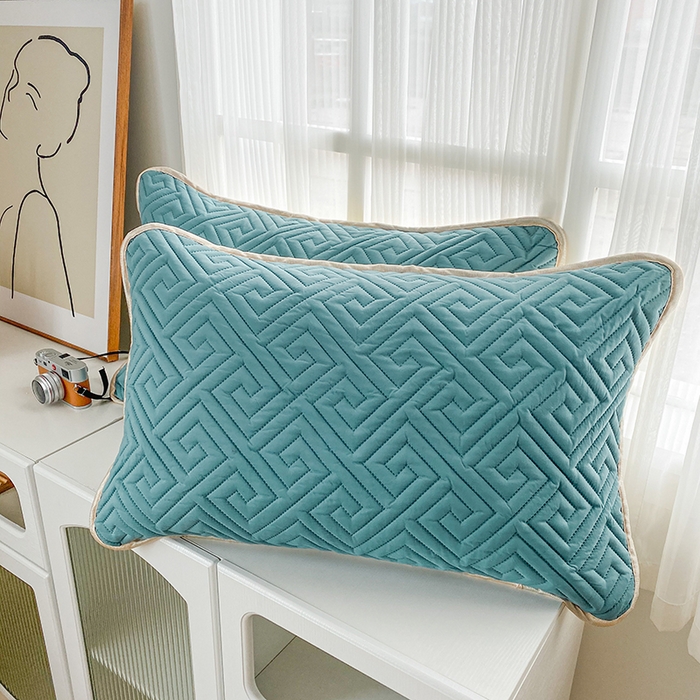 91家纺网 家纺一手货源 找家纺 花言狐语 2025新款A类防水床笠隔尿透气席梦思保护套可定制水洗 富贵格绿色