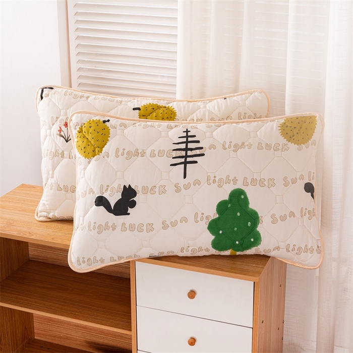 91家纺网 家纺一手货源 找家纺 花言狐语 2025新款A类防水床笠隔尿透气席梦思保护套可定制水洗 夏日时光