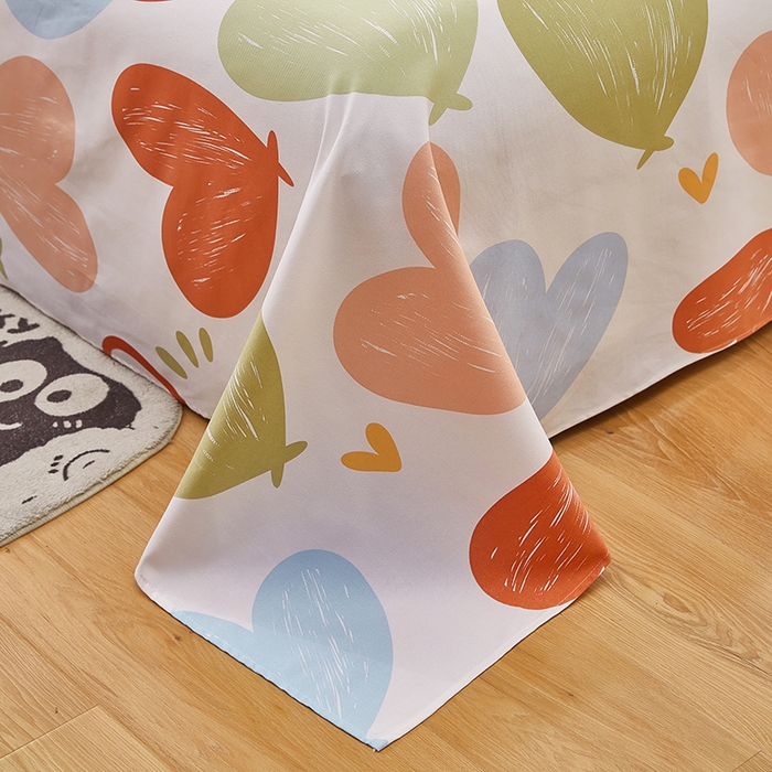 91家纺网 家纺一手货源 找家纺 蕾诺家纺 2025新款老粗布加厚全包防滑床单可组合三件套 心怡