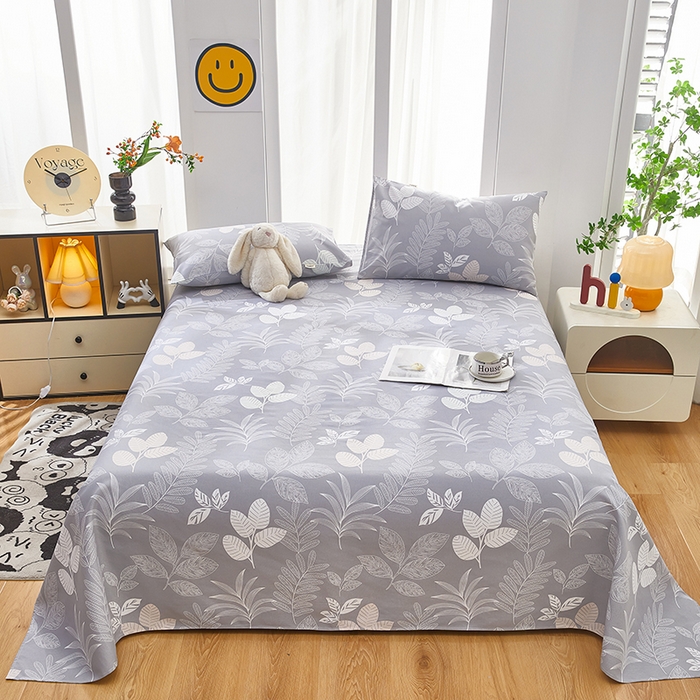 91家纺网 家纺一手货源 找家纺 蕾诺家纺 2025新款老粗布加厚全包防滑床单可组合三件套 语露