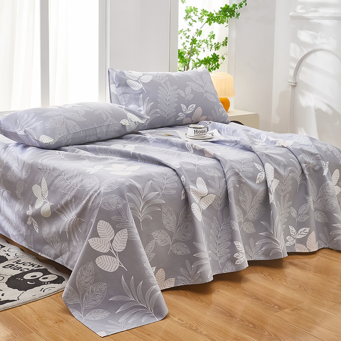 91家纺网 家纺一手货源 找家纺 蕾诺家纺 2025新款老粗布加厚全包防滑床单可组合三件套 语露