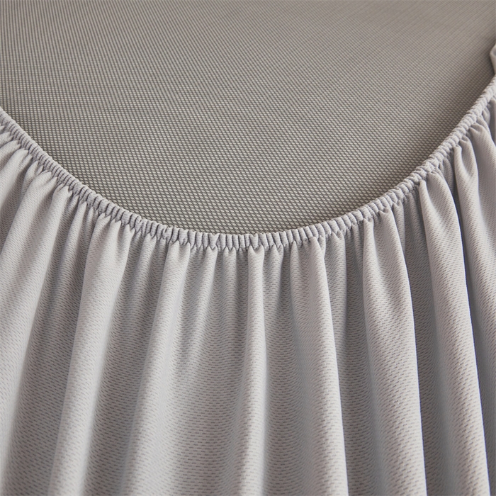 91家纺网 家纺一手货源 找家纺 布卢姆床垫 2025新款A类PE凉感华夫格刺绣凉豆豆席床笠款 豆豆床笠-粉色