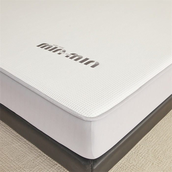 91家纺网 家纺一手货源 找家纺 布卢姆床垫 2025新款A类PE凉感华夫格刺绣凉豆豆席床笠款 豆豆床笠-奶白