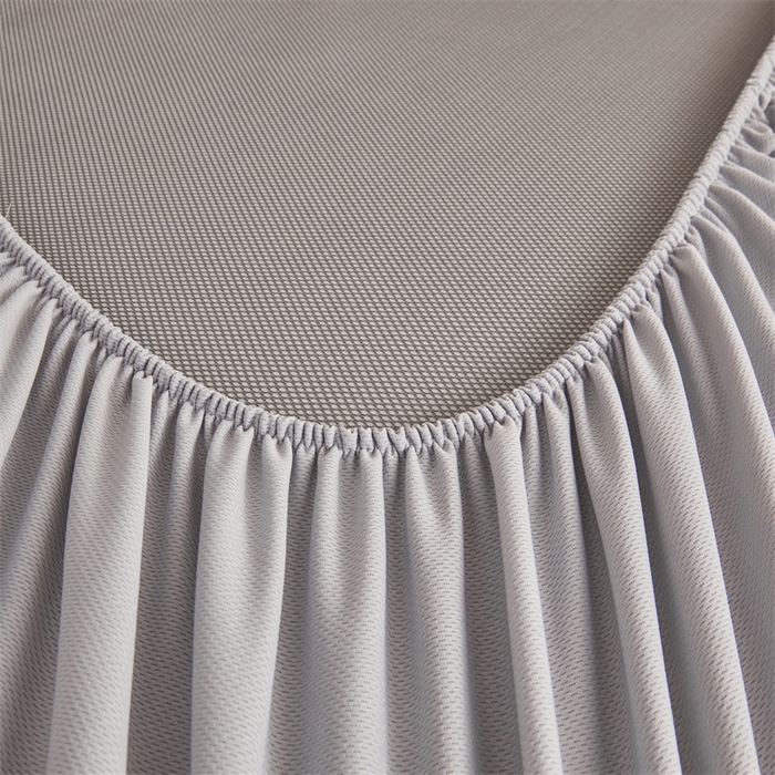 91家纺网 家纺一手货源 找家纺 布卢姆床垫 2025新款A类PE凉感华夫格刺绣凉豆豆席床笠款 豆豆床笠-奶白