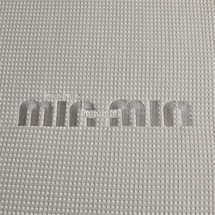 91家纺网 家纺一手货源 找家纺 布卢姆床垫 2025新款A类PE凉感华夫格刺绣凉豆豆席床笠款 豆豆床笠-深灰