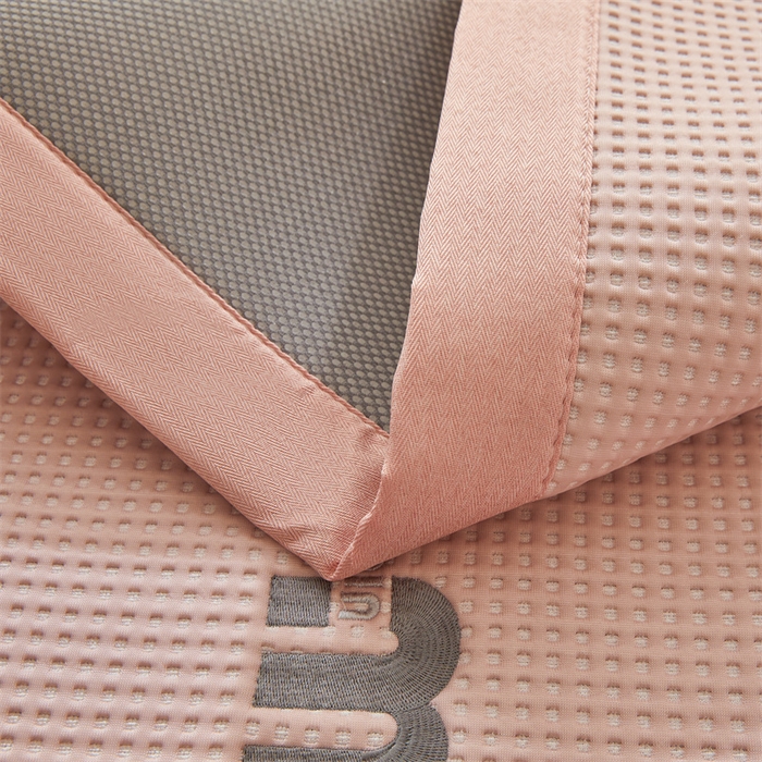 91家纺网 家纺一手货源 找家纺 布卢姆床垫 2025新款A类乙纶PE刺绣凉豆豆席豆豆床席凉席 豆豆床席-粉色