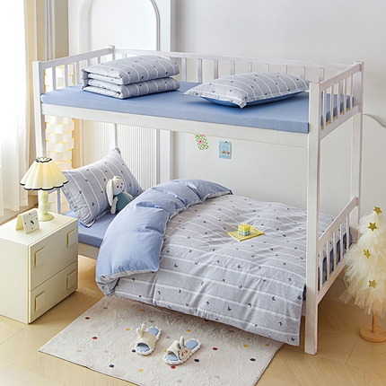 91家纺网 家纺一手货源 找家纺 （总）拔萃 2025新款0.9米床1.2米床纯棉全棉学生宿舍床单款三件套六件套