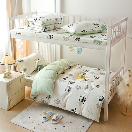 91家纺网 家纺一手货源 找家纺 （总）拔萃 2025新款0.9米床1.2米床纯棉全棉学生宿舍床单款三件套六件套