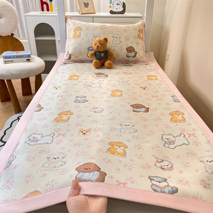 久云居 2025新款冰藤席宿舍凉席席子 动物乐园