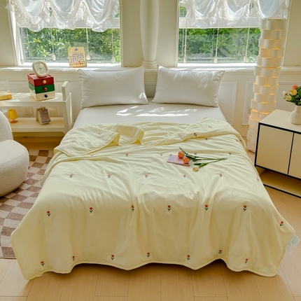 91家纺网 家纺一手货源 找家纺 （总）慕克斯家纺 2025新款水洗棉刺绣夏被夏凉被空调被系列