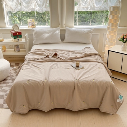 91家纺网 家纺一手货源 找家纺 （总）慕克斯家纺 2025新款水洗棉刺绣夏被夏凉被空调被系列