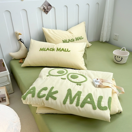 91家纺网 家纺一手货源 找家纺 （总）曼谷家纺 2025新款水洗棉超软毛巾绣夏被直播热款