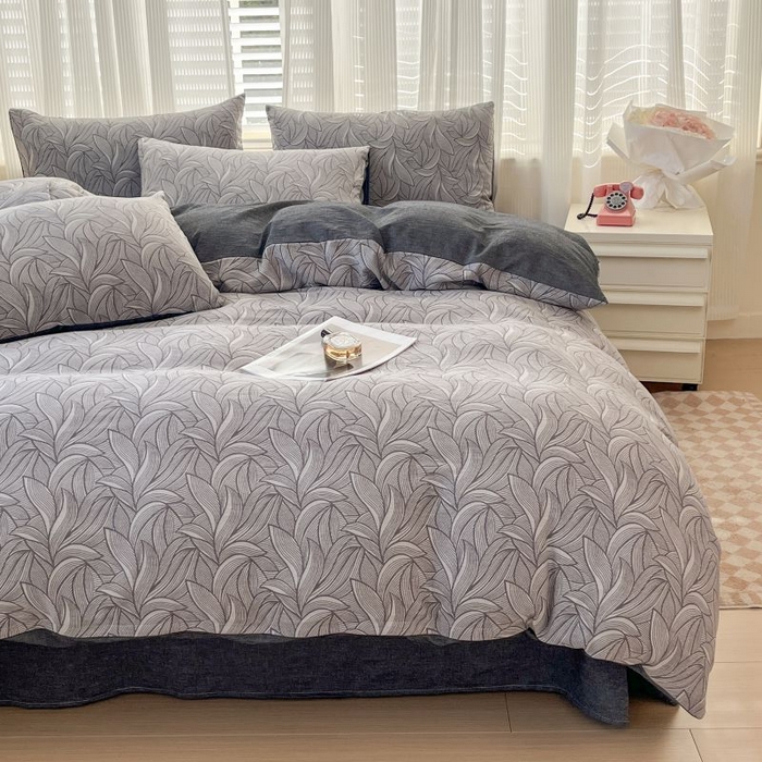 91家纺网 家纺一手货源 找家纺 菡宝 2025新款A类纯棉被罩全棉双层纱提花单被套 支持定做定制尺寸 摩登