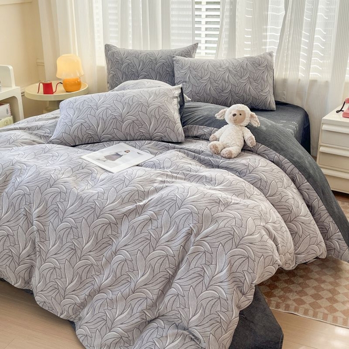 91家纺网 家纺一手货源 找家纺 菡宝 2025新款A类纯棉被罩全棉双层纱提花单被套 支持定做定制尺寸 摩登