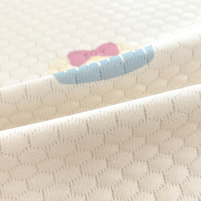 91家纺网 家纺一手货源 找家纺 Sweet dreams甜梦 2025新款数码印花凉感豆豆软席凉席席子系列-小版 蛋糕小动物