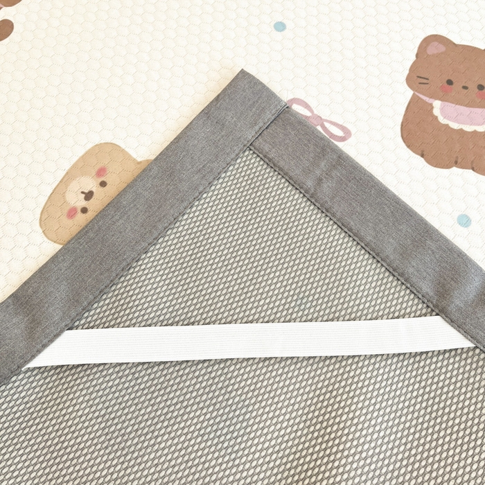 91家纺网 家纺一手货源 找家纺 Sweet dreams甜梦 2025新款数码印花凉感豆豆软席凉席席子系列-小版 蛋糕小动物