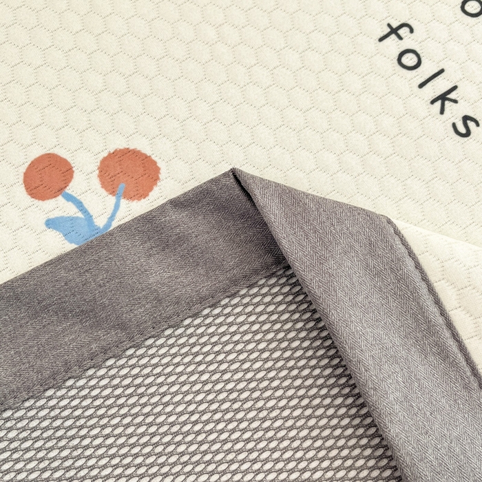 91家纺网 家纺一手货源 找家纺 Sweet dreams甜梦 2025新款数码印花凉感豆豆软席凉席席子系列-小版 蝴蝶结狗狗