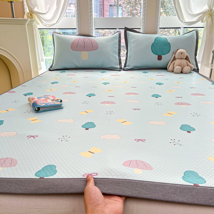 Sweet dreams甜梦 2025新款数码印花凉感豆豆软席凉席席子系列-小版 小森林