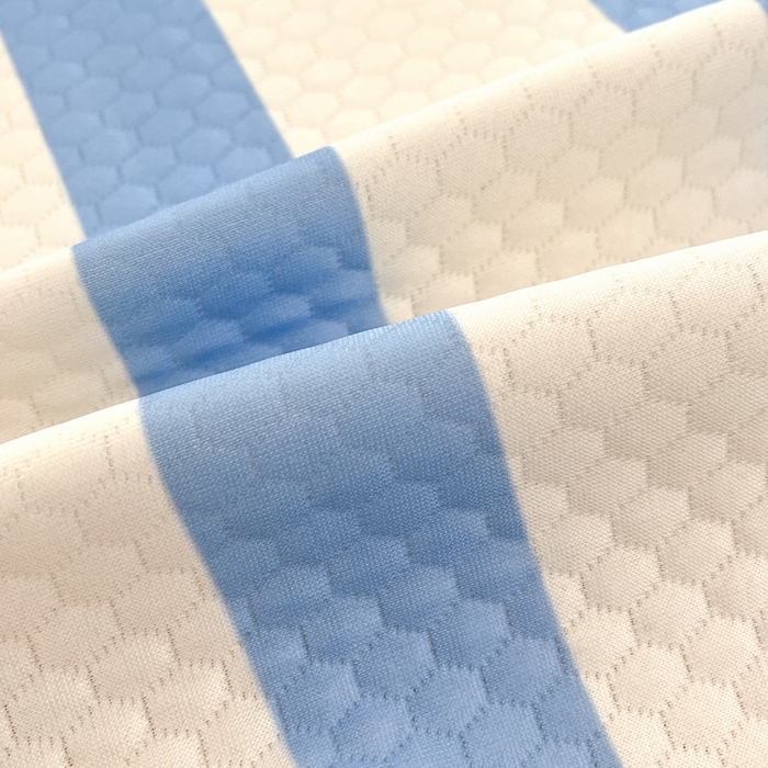 91家纺网 家纺一手货源 找家纺 Sweet dreams甜梦 2025新款数码印花凉感豆豆软席凉席席子系列-大版 条纹熊熊