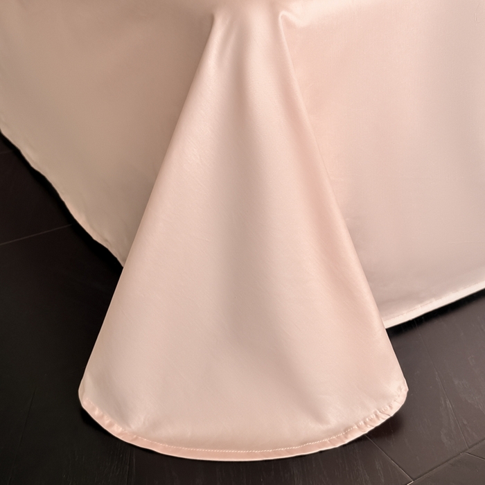 91家纺网 家纺一手货源 找家纺 博纳家纺 2025新款法式复古风花边款四件套 花间絮语-粉玉