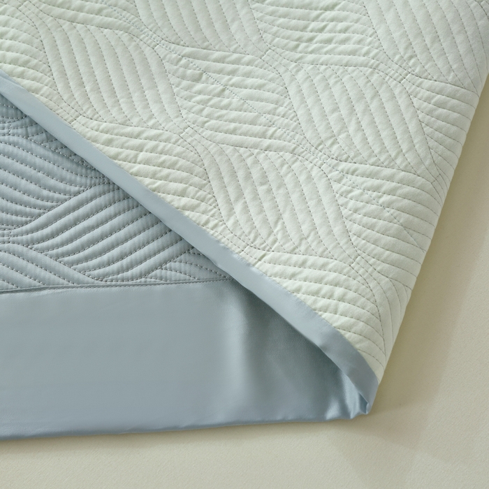 91家纺网 家纺一手货源 找家纺 （总）OL家纺 2025新款60S兰精天丝带刺绣防滑床盖