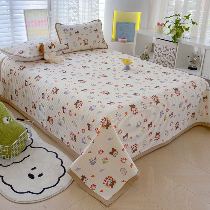 91家纺网 家纺一手货源 找家纺 （总）赫梵茜 2025春夏新款锦氨凉感丝冰皮软席床盖夏被夏凉被空调被四件套