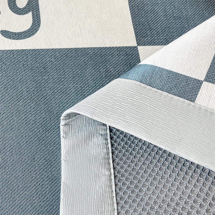 91家纺网 家纺一手货源 找家纺  （提供买家秀 爆款花型 不断货）2025新款600D小清新卡通印花冰丝枕套单品 格子小熊