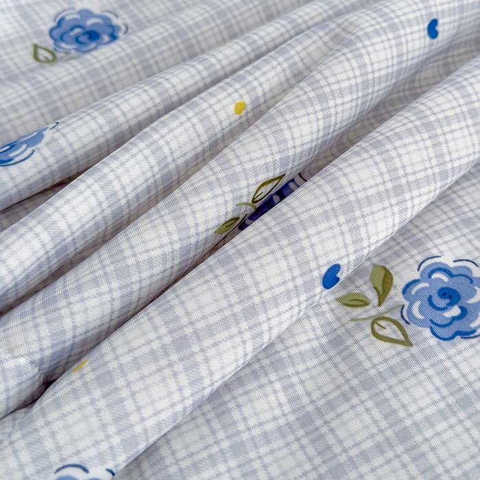 91家纺网 家纺一手货源 找家纺 赫梵茜 2025春夏新款无套路不墨迹锦氨凉感丝双面印花小冰皮夏被夏凉被空调被可机洗 初夏薄荷