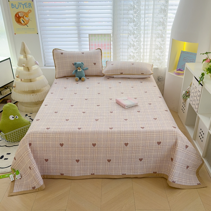 91家纺网 家纺一手货源 找家纺 赫梵茜 2025春夏新款无套路不墨迹锦氨凉感丝双面印花小冰皮夏被夏凉被空调被可机洗 美拉德