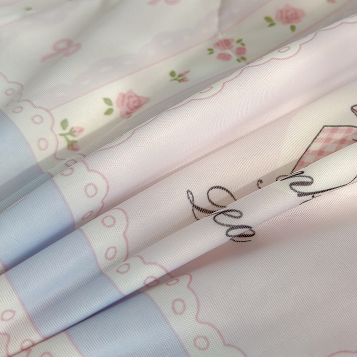 91家纺网 家纺一手货源 找家纺 赫梵茜 2025春夏新款无套路不墨迹锦氨凉感丝双面印花小冰皮夏被夏凉被空调被可机洗 俏皮小熊-粉