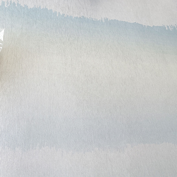 91家纺网 家纺一手货源 找家纺  （提供买家秀 爆款花型 不断货）2025新款600D小清新卡通印花冰丝凉席单件 渐变蓝