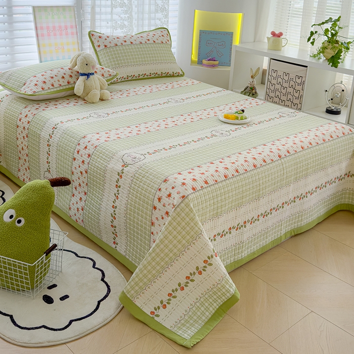 91家纺网 家纺一手货源 找家纺 赫梵茜 2025春夏新款无套路不墨迹锦氨凉感丝双面印花小冰皮夏被夏凉被空调被可机洗 青春色彩