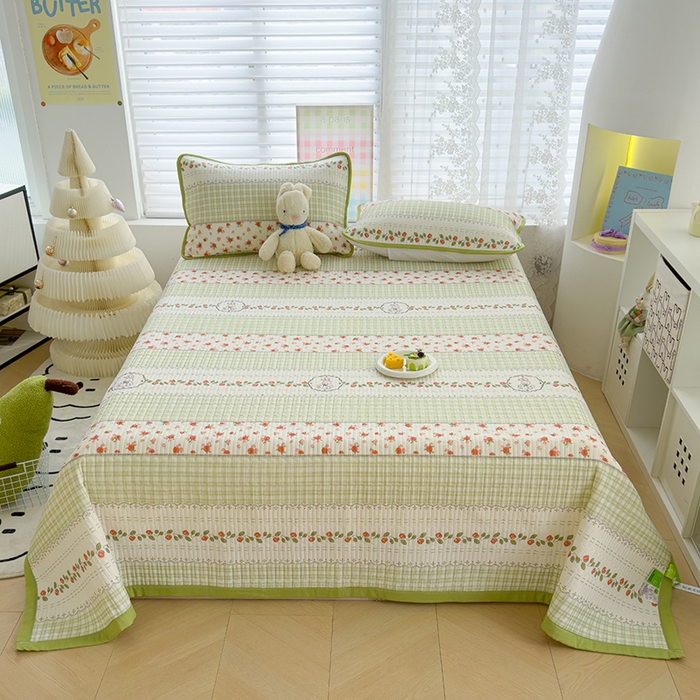 91家纺网 家纺一手货源 找家纺 赫梵茜 2025春夏新款无套路不墨迹锦氨凉感丝双面印花小冰皮夏被夏凉被空调被可机洗 青春色彩