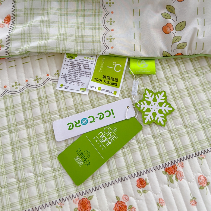 91家纺网 家纺一手货源 找家纺 赫梵茜 2025春夏新款无套路不墨迹锦氨凉感丝双面印花小冰皮夏被夏凉被空调被可机洗 青春色彩