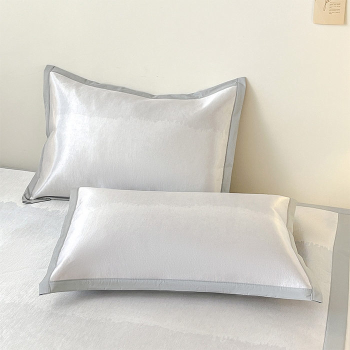 91家纺网 家纺一手货源 找家纺  （提供买家秀 爆款花型 不断货）2025新款600D小清新卡通印花冰丝凉席单件 渐变银