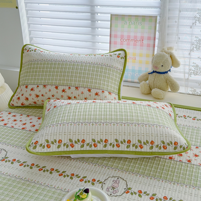 91家纺网 家纺一手货源 找家纺 赫梵茜 2025春夏新款锦氨凉感丝冰皮软席床盖夏被夏凉被空调被四件套 青春色彩