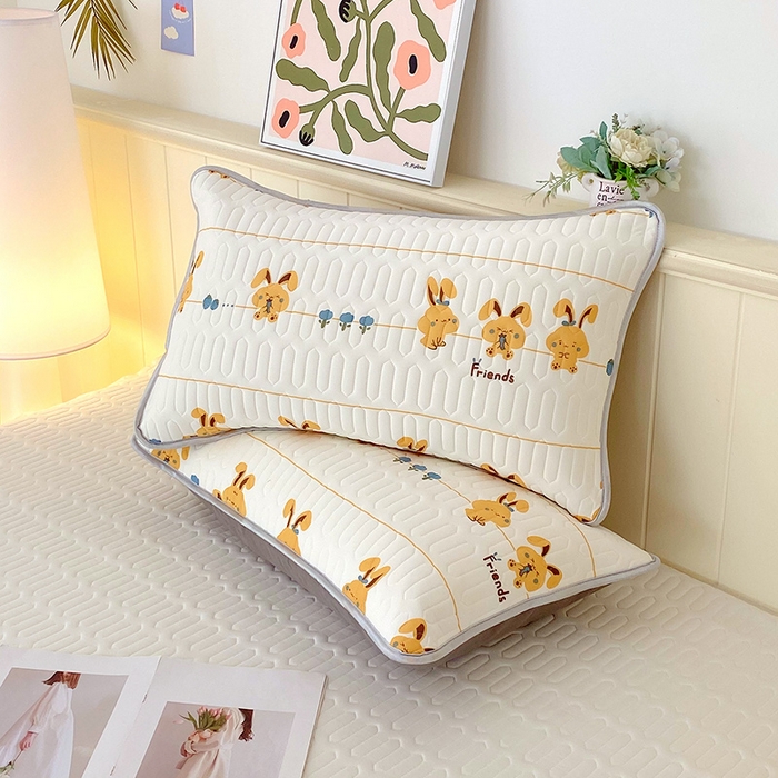 91家纺网 家纺一手货源 找家纺 （总）雨彤家纺 2025年新款A类凉感丝乳胶单人枕套