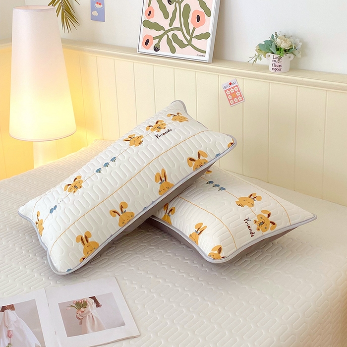 91家纺网 家纺一手货源 找家纺 （总）雨彤家纺 2025年新款A类凉感丝乳胶单人枕套