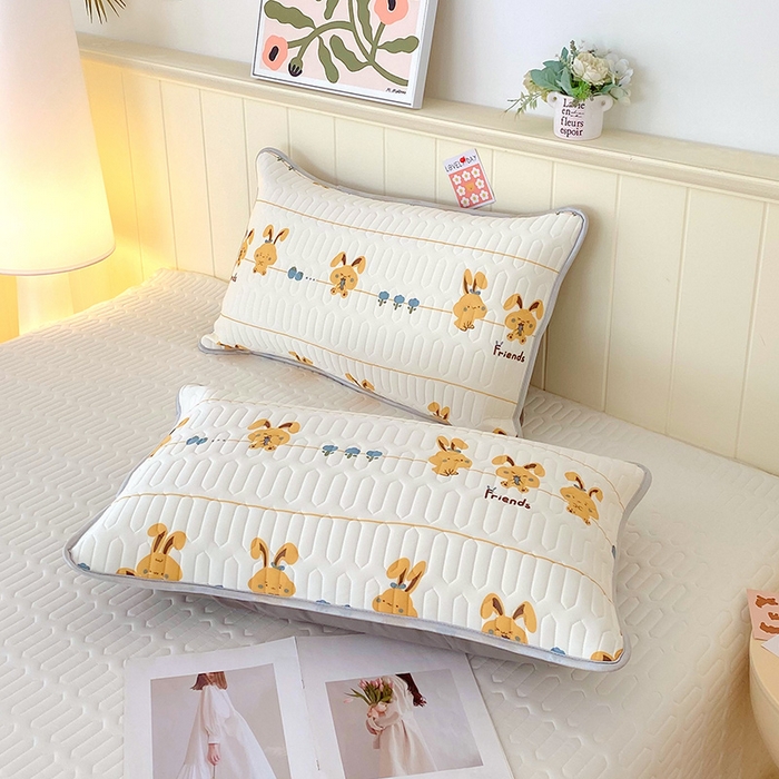 91家纺网 家纺一手货源 找家纺 （总）雨彤家纺 2025年新款A类凉感丝乳胶单人枕套