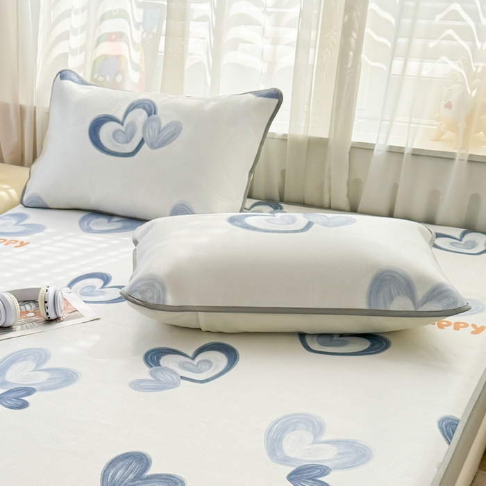 LIFE.丽芙 2025春夏季新品数码印花冰藤加厚枕头套机包边款（风格一） 邂逅