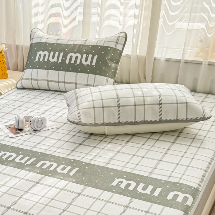 LIFE.丽芙 2025春夏季新品数码印花冰藤加厚枕头套机包边款（风格一） 玛丽格