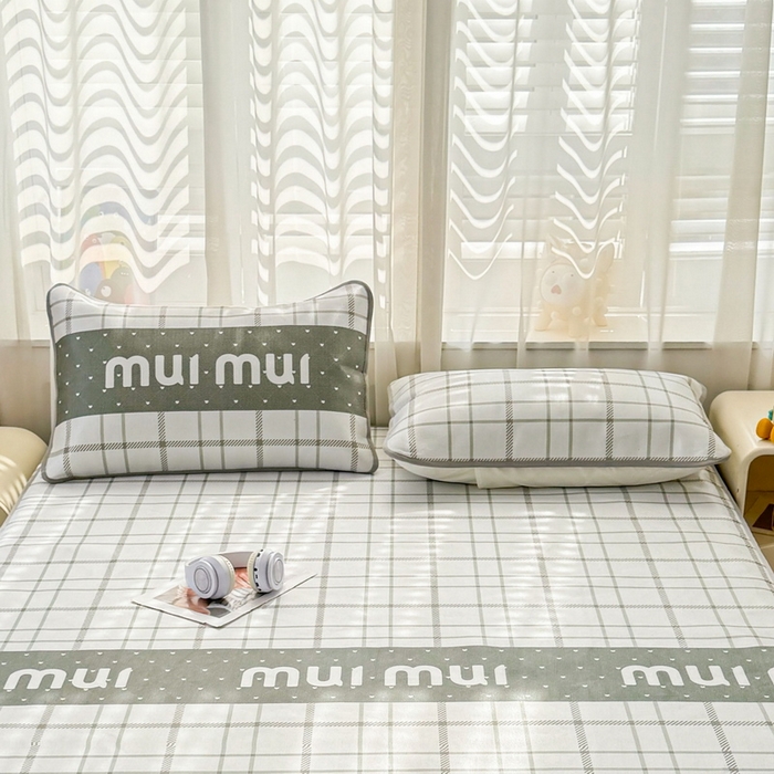 91家纺网 家纺一手货源 找家纺 LIFE.丽芙 2025春夏季新品数码印花冰藤加厚枕头套机包边款（风格一） 玛丽格