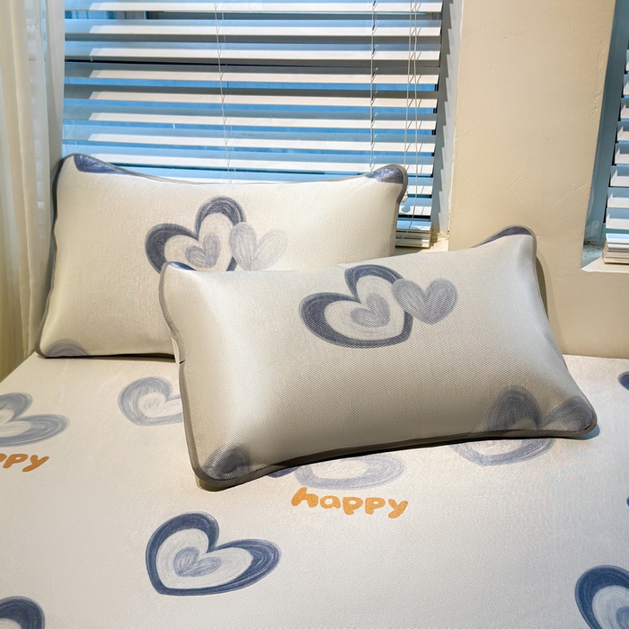 91家纺网 家纺一手货源 找家纺 （总）LIFE.丽芙 2025春夏季新品数码印花冰藤加厚枕头套机包边款（风格二）