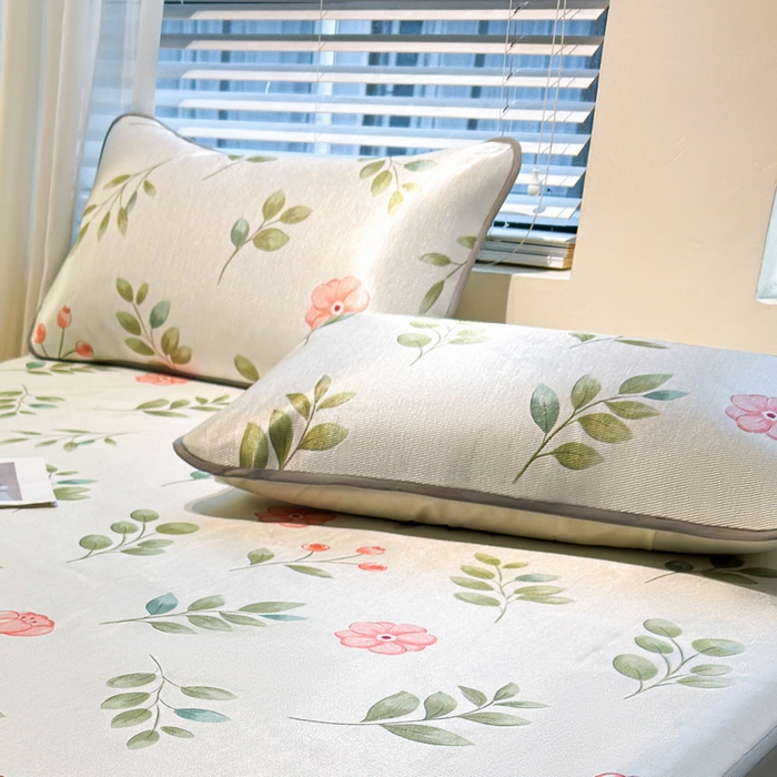 LIFE.丽芙 2025春夏季新品数码印花冰藤加厚枕头套机包边款（风格二） 莫妮卡