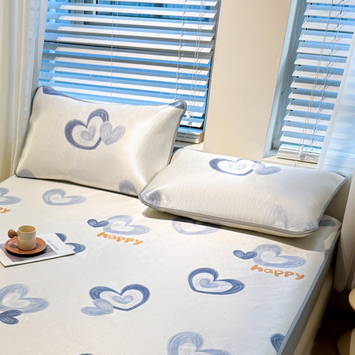 91家纺网 家纺一手货源 找家纺 LIFE.丽芙 2025春夏季新品数码印花冰藤加厚枕头套机包边款（风格二） 邂逅