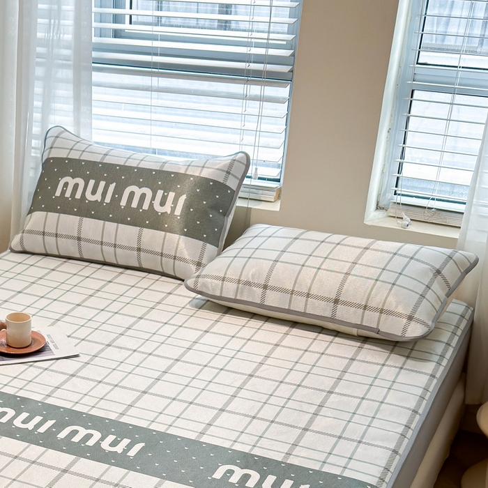 91家纺网 家纺一手货源 找家纺 LIFE.丽芙 2025春夏季新品数码印花冰藤加厚枕头套机包边款（风格二） 玛丽格