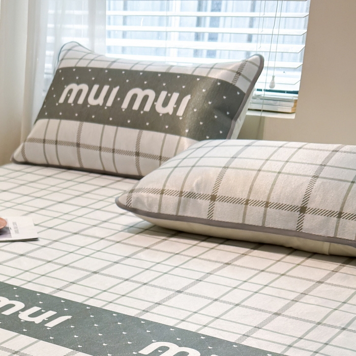 91家纺网 家纺一手货源 找家纺 LIFE.丽芙 2025春夏季新品数码印花冰藤加厚枕头套机包边款（风格二） 玛丽格